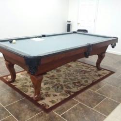 Beautiful 8 foot Steepleton pool table